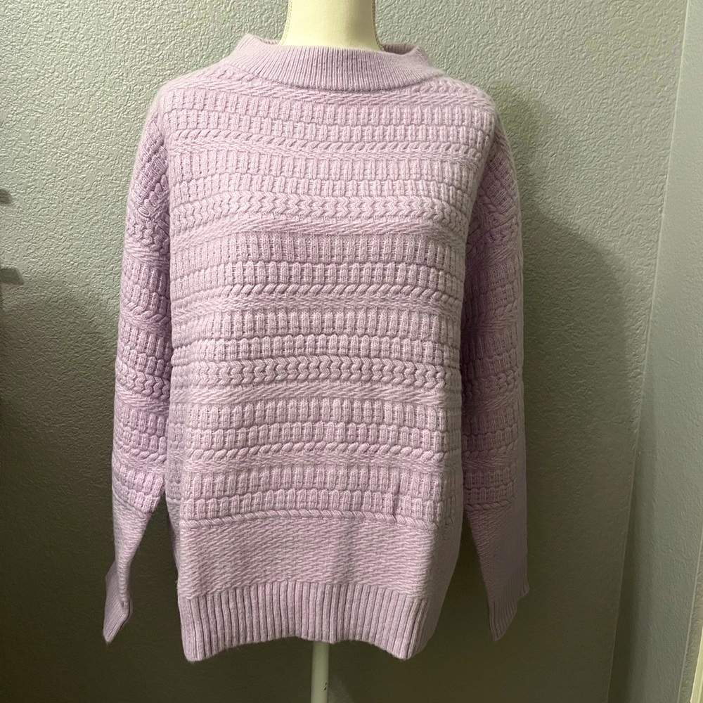 Ann Taylor lavender sweater